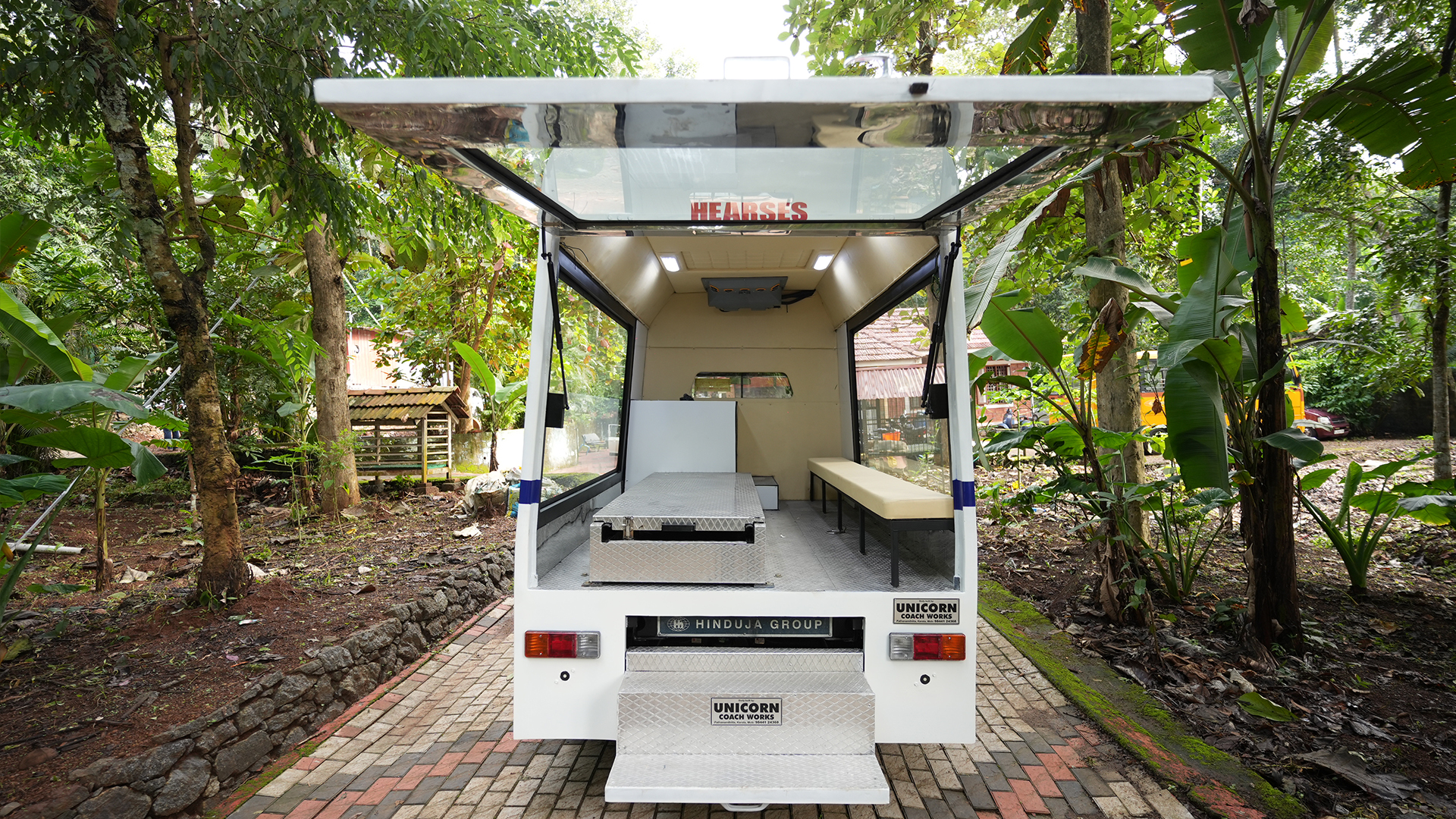 Hearse Van Interior